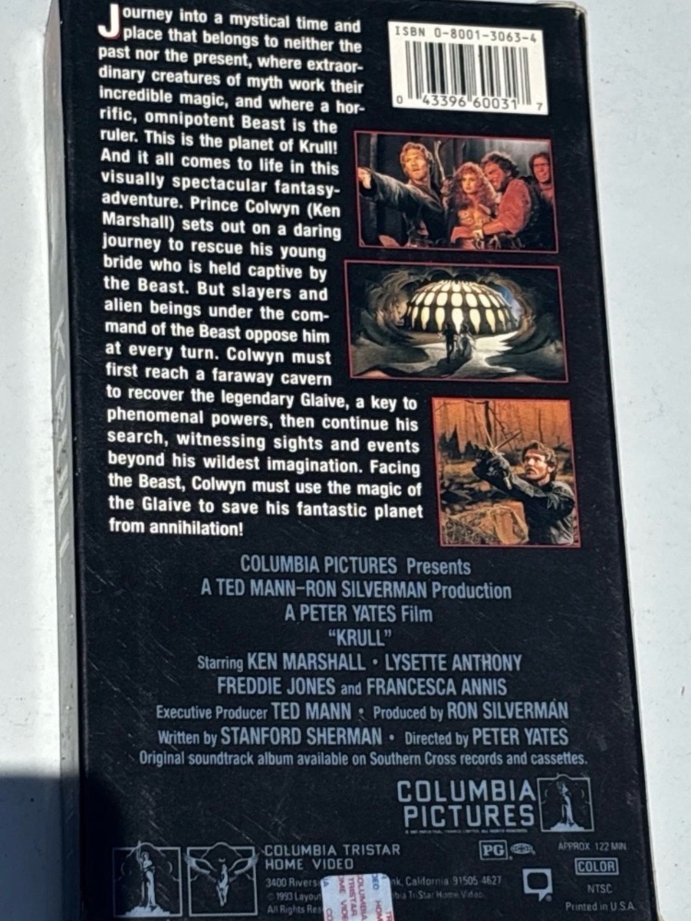 Krull VHS 1988 GoodTimes Cult Fantasy Sci Fi Film Glaive Adventure